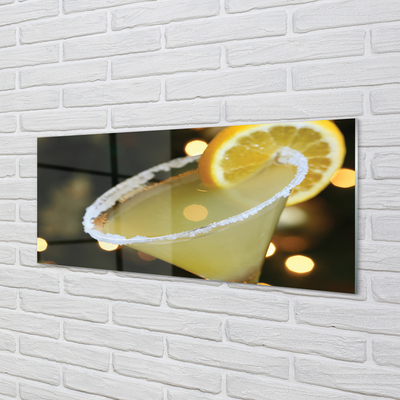 Slika na steklu Koktajl limone