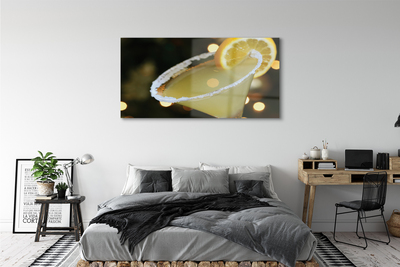 Slika na steklu Koktajl limone