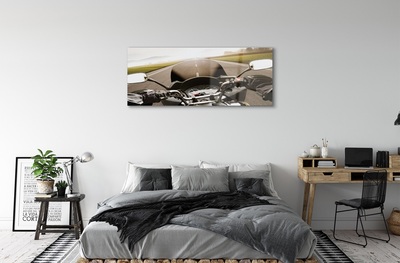 Slika na steklu Motorcycle cesta nebo vrh