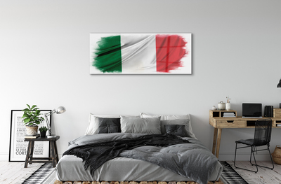 Steklena slika Zastava italija
