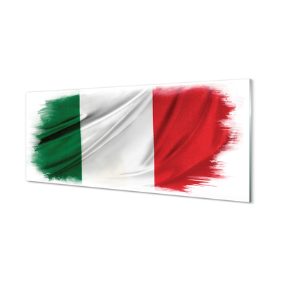 Steklena slika Zastava italija