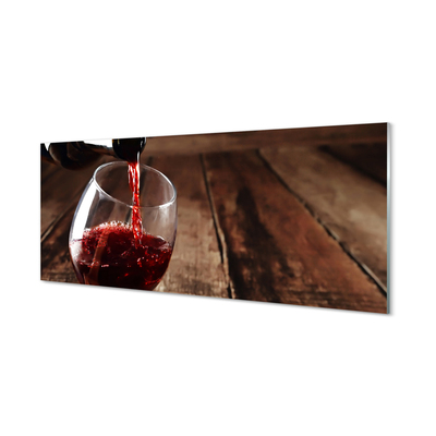 Slika na steklu Plošče vino steklo
