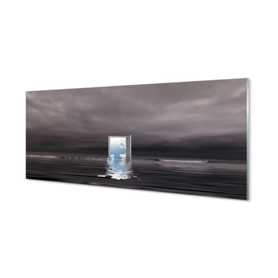 Steklena slika Morska vrata nebo