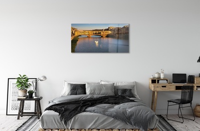 Steklena slika Italija sunrise mostovi