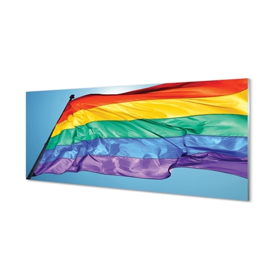 Steklena slika Barvita zastava
