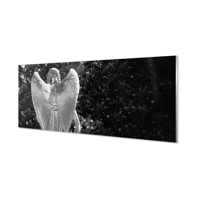 Steklena slika Angel krila drevo
