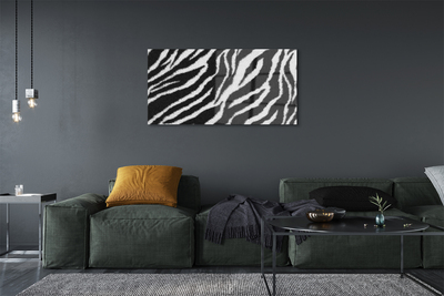 Steklena slika Zebra krzna