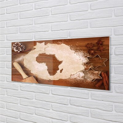 Steklena slika Kuhinja pecivo roller afrika