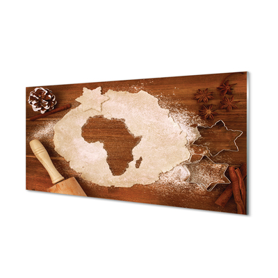 Steklena slika Kuhinja pecivo roller afrika