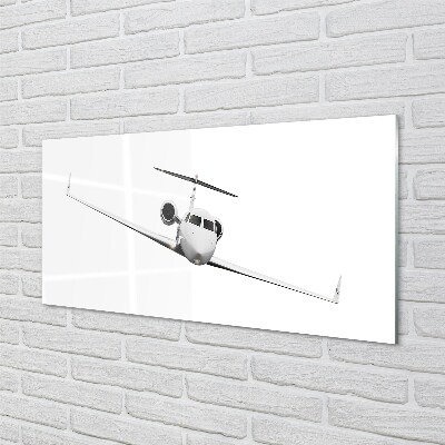 Slika na steklu Letalo nebo