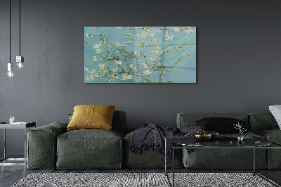 Slika na steklu Art mandljev cvet