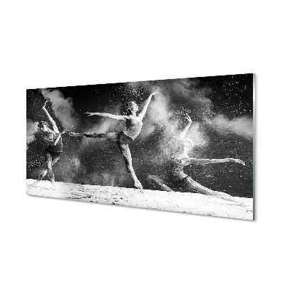 Steklena slika Ženske balerine dim