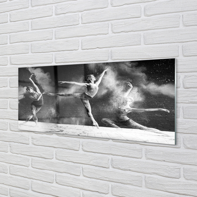 Steklena slika Ženske balerine dim