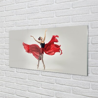 Slika na steklu Balerina ženska