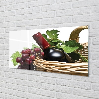 Slika na steklu Trash grozdje za vino