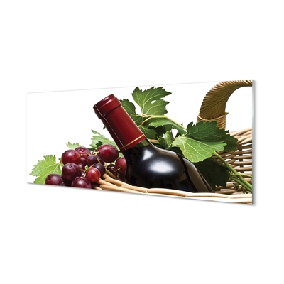 Slika na steklu Trash grozdje za vino