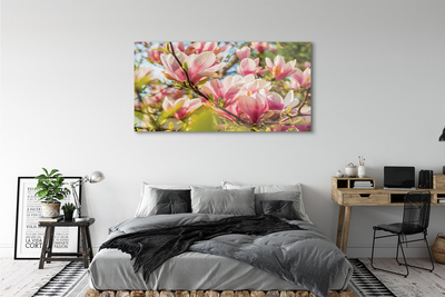 Steklena slika Roza magnolija