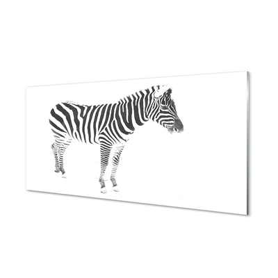 Steklena slika Poslikano zebra