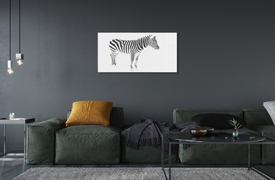 Steklena slika Poslikano zebra