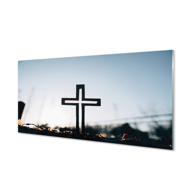 Steklena slika Cross