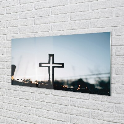 Steklena slika Cross