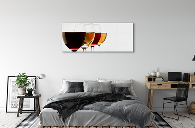 Slika na steklu Kozarca vina
