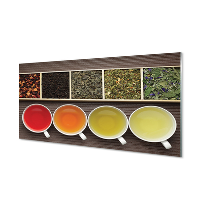 Slika na steklu Čaj zelišča