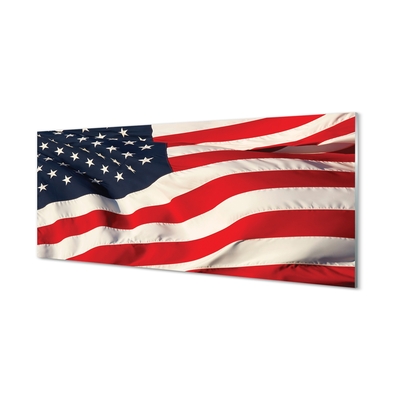 Steklena slika Združene države amerike zastavo