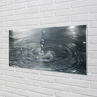 Slika na steklu Water drop splash