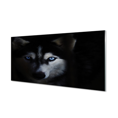 Steklena slika Volk ​​oči