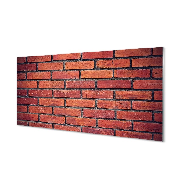 Slika na steklu Brick kamniti zid
