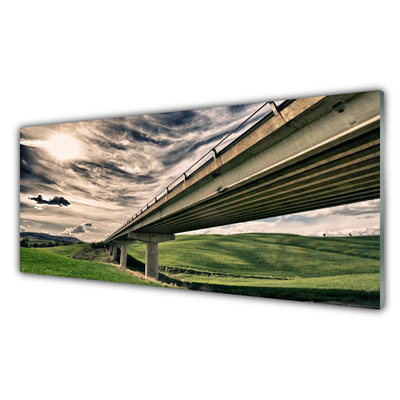 Steklena slika Dolina avtoceste most