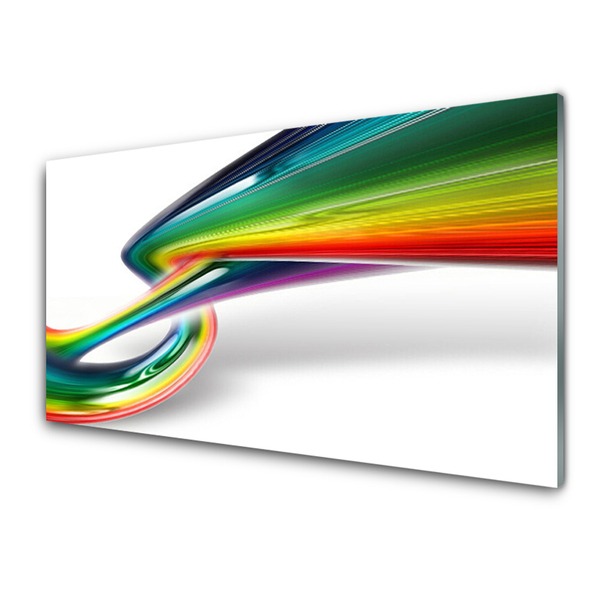 Steklena slika Povzetek rainbow art