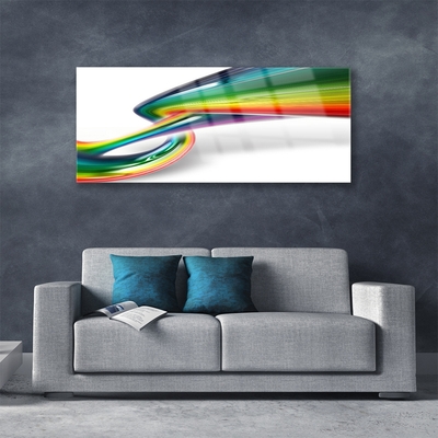 Steklena slika Povzetek rainbow art