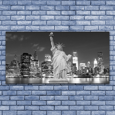 Steklena slika Kip svobode v new yorku
