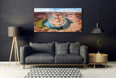 Steklena slika Grand canyon landscape