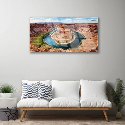 Steklena slika Grand canyon landscape