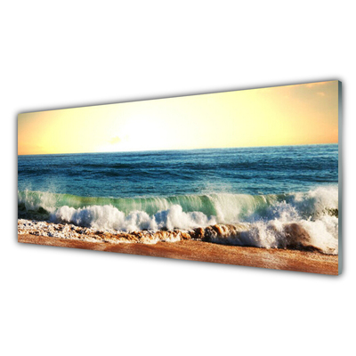 Steklena slika Ocean beach landscape