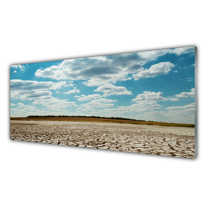 Steklena slika Pokrajina desert sand