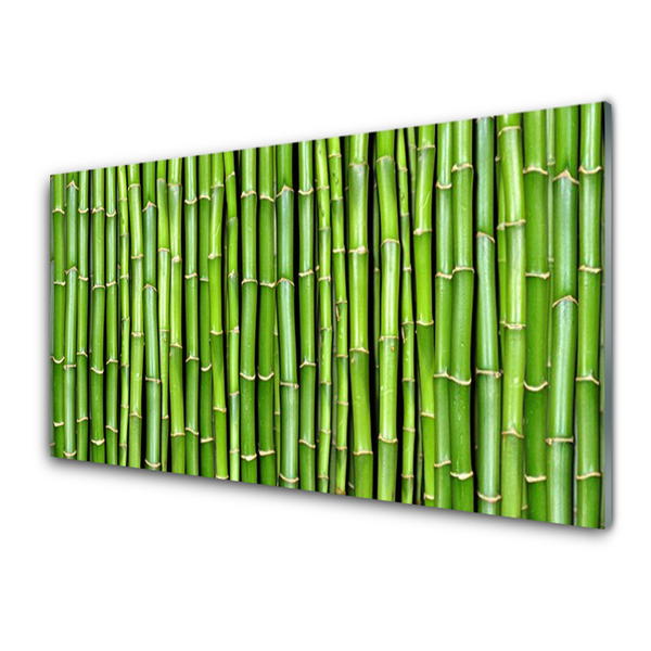 Steklena slika Bamboo flower rastlin