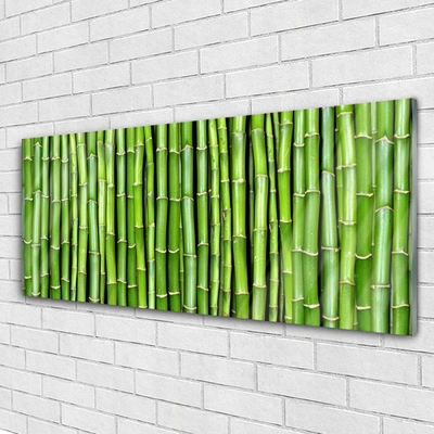 Steklena slika Bamboo flower rastlin