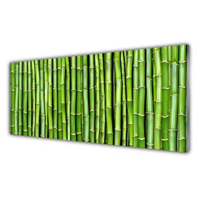 Steklena slika Bamboo flower rastlin