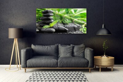 Steklena slika Rastlin bamboo poganjki