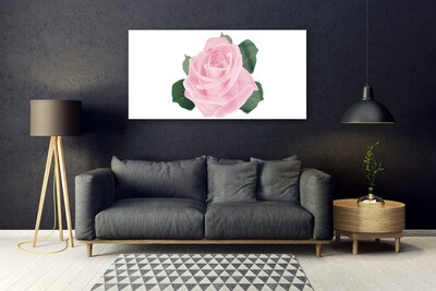 Steklena slika Rose flower rastlin narava