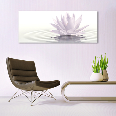 Steklena slika Flower water art