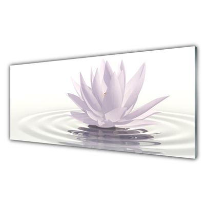 Steklena slika Flower water art
