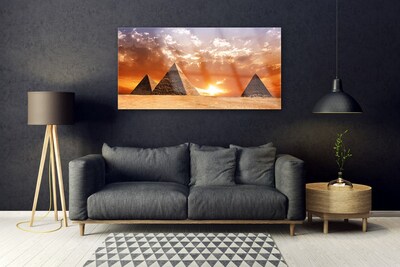 Slika na steklu Piramide arhitektura