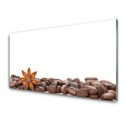 Slika na steklu Kuhinja kavna zrna