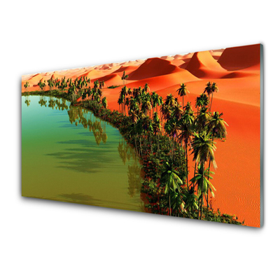 Slika na steklu Lake palm desert
