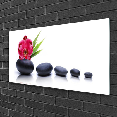 Slika na steklu Orchid flower graphics